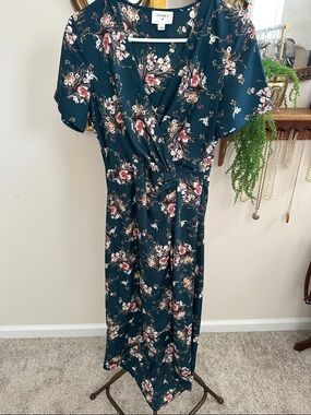 Everly Faux Wrap Maxi Dress
